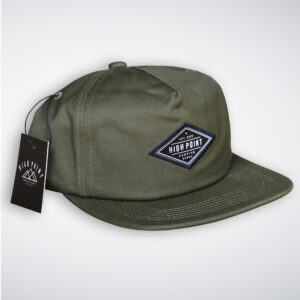 diamond 5 panel snapback hat