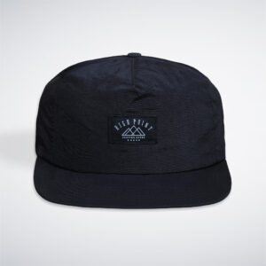 nylon summer snapback black