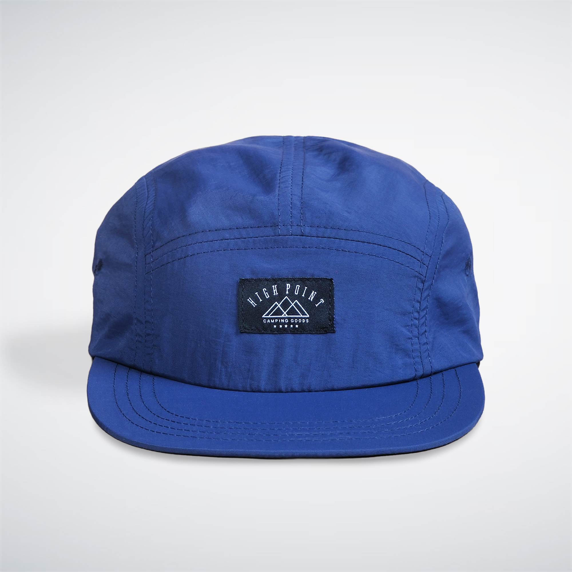 nylon camper strap back hat navy nylon camper strap back hat navy