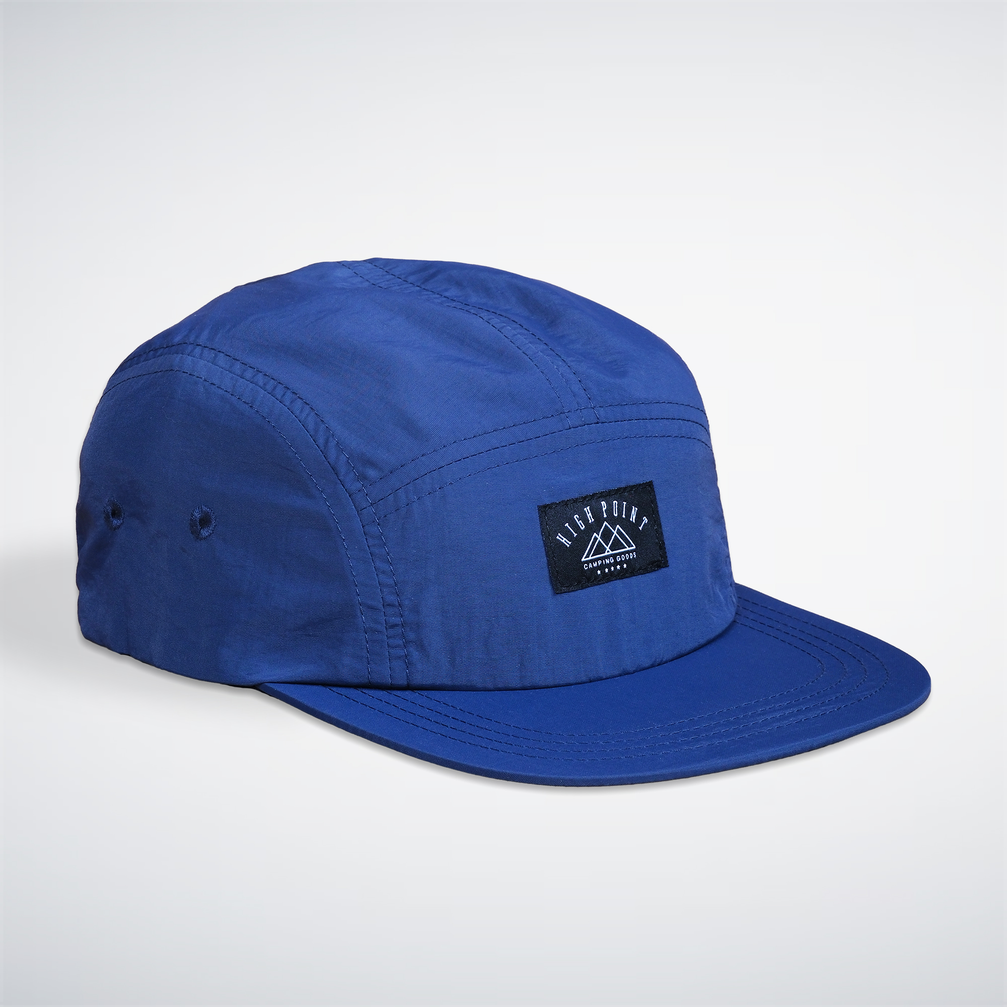 nylon camper strap back hat navy nylon camper strap back hat navy