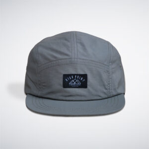 nylon camper strap back hat navy (copy)