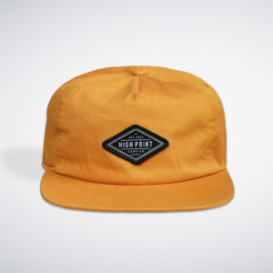 diamond logo gold strap back hat
